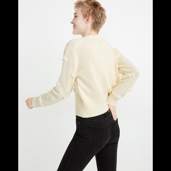 Madewell Dotted Bobble‎ Pullover Sweater